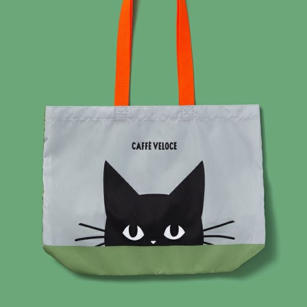 【カフェベローチェ】 黒ねこまみれセット・エコバッグ2026　計5点　新品未使用 カフェ・ベローチェ』、“猫の日”特別記念の黒ねこグッズを発売！～第一
